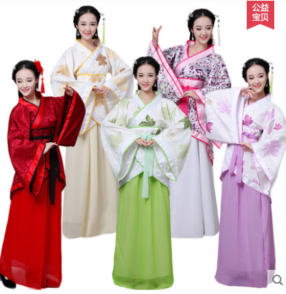 新款漢服女裝漢服麴裾古裝服裝 漢服民族服裝女古裝麴裾演齣服裝