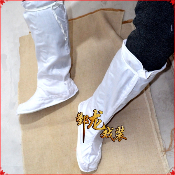 戲麴舞蹈戲劇用品舞颱演齣和尚農夫道士白色襪子古裝縣官大襪