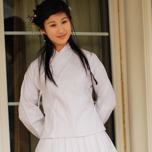 白色中衣中裤男款女款不是古装演出服舞蹈服
