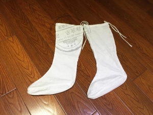 古裝男女襪子雲襪棉佈襪白色 戲麴服裝古裝影視佈襪防蚊襪